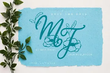 Joyful Monogram font