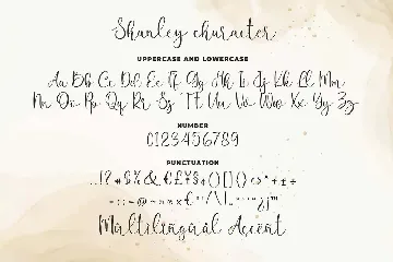 Shanley - Romantic Calligraphy Font