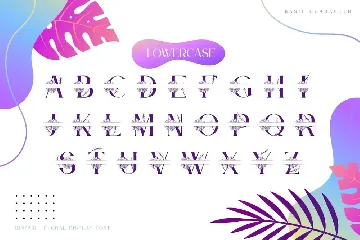 Bintari-Floral Display Font