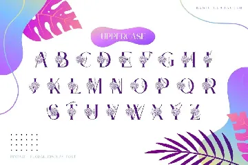 Bintari-Floral Display Font