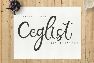 Ceglist Beauty Script Font