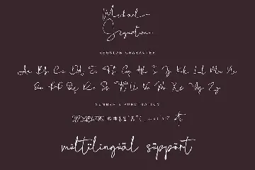 Michael Signature font