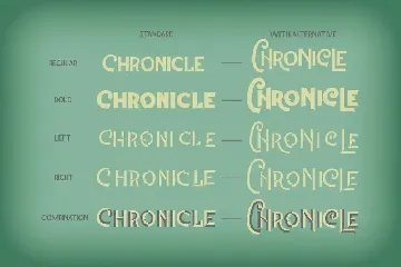 The Chronicle Font