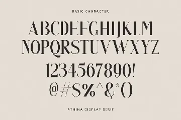 Athina - Modern Serif font