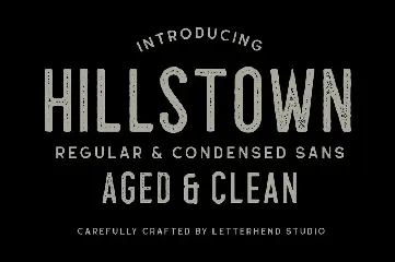 Hillstown Sans font