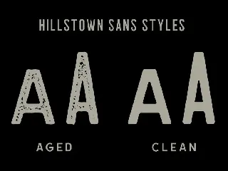 Hillstown Sans font