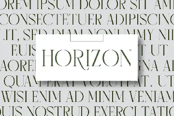 Modern Thin Serif Font