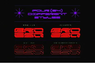 NCL Broesq - Cyberpunk Futuristic Tech Mecha Font