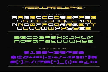 NCL Broesq - Cyberpunk Futuristic Tech Mecha Font