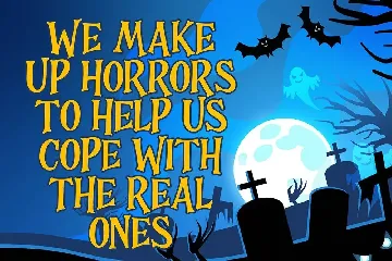 Hallowine - a Bouncy Horor Font