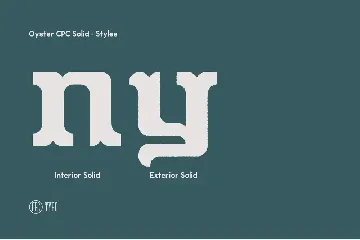 Oyster CPC Solid font