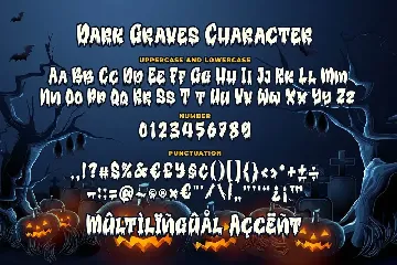 Dark Graves - a Horror Font