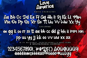 Love America! font