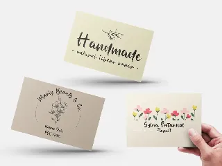 Handwritten Font Duo | Botanical Therapies