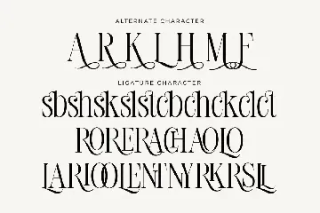 Modern Serif Typeface font