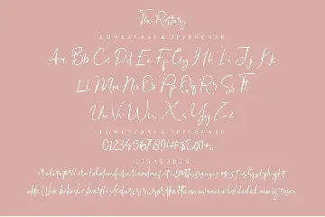 The Rottary | Casual handwritten font