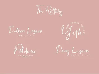 The Rottary | Casual handwritten font