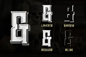 Hardsign - Layered Font