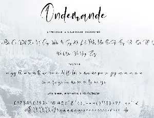 Ondemande font