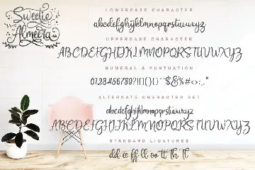 Sweetie Almeera Font Duo