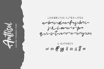 Anttisol - Handwritten Brush Font