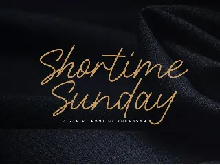 Shortime Sunday font