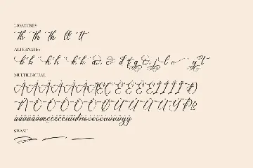 Gattenburg Mikalia Script Font