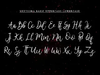 Metteora font