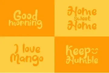 Fresh Mango font