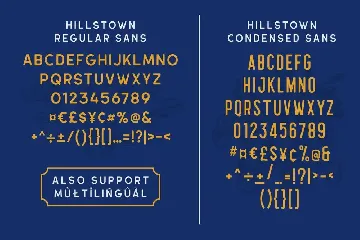 Hillstown Font Collection (+EXTRA)