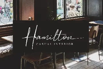 Hamilton - Elegant Signature font