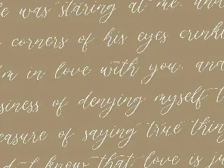 Silverweed Script Font