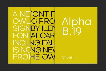 Vilonti font