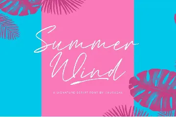 Summer Wind font