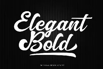 Willian Elegant Bold Script font