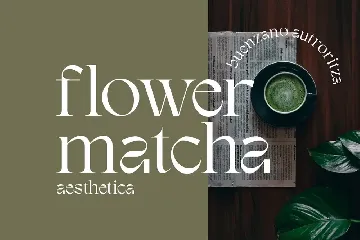 Matcha Creamy | Modern Classic font