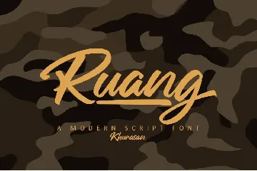 Ruang Script font