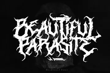 Heartless - Deathmetal Font