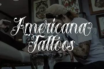 Blessed | Traditional Tattoo Fonts