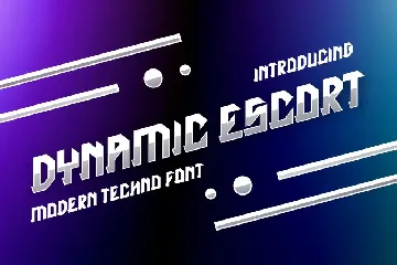 DYNAMIC ESCORT Font