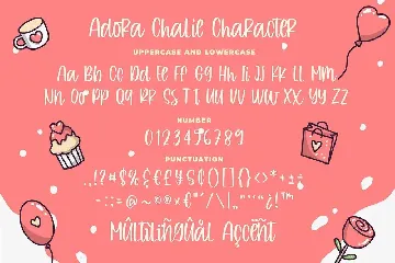 Adora Chalie - Playful Bouncy Font