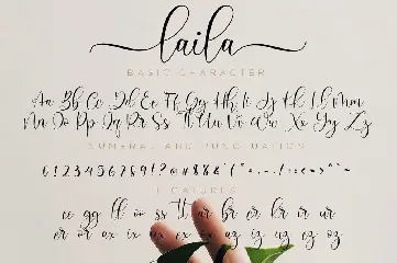 Laila Script font