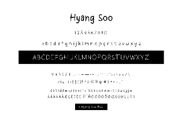 Hyang Soo Font