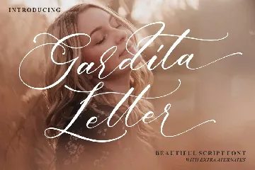 Gardita Letter Script Font