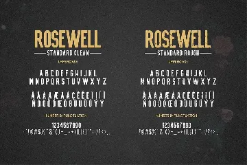 Rosewell font