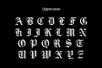 Broken Chains | Blackletter Font