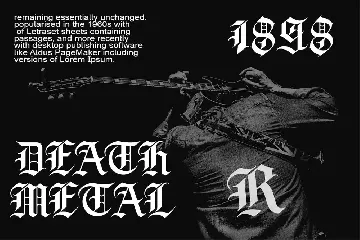 Broken Chains | Blackletter Font