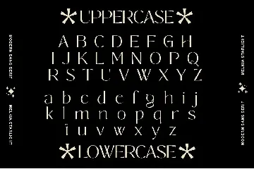 Melkia starlight font