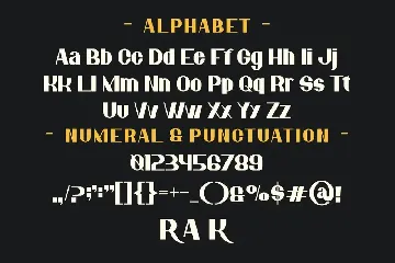 BEARUS Font