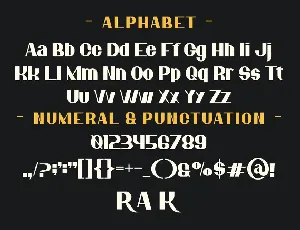 BEARUS Font